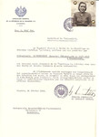 Unauthorized Salvadoran citizenship certificate made out to Erszebet Lichtenstein (b.