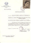 Unauthorized Salvadoran citizenship certificate made out to Magda Mayer (b.