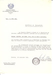 Unauthorized Salvadoran citizenship certificate made out to Etel (nee Koch) Leipnik (b.