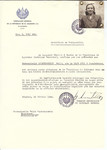 Unauthorized Salvadoran citizenship certificate made out to Bella Lichtenstein (b.