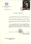 Unauthorized Salvadoran citizenship certificate issued to Branka Markovic (b.