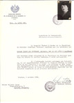 Unauthorized Salvadoran citizenship certificate made out to Melanie (nee Kaufmann) Lazar (b.