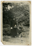 Chaya Eimer stands in a park with her daughter, Helen Eimer.