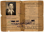 Identification card of Jechiel Lewkowicz.