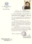 Unauthorized Salvadoran citizenship certificate issued to Sidonie Flesch (b.