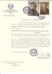 Unauthorized Salvadoran citizenship certificate issued to Heimann Lewin (b.