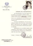 Unauthorized Salvadoran citizenship certificate issued to Mathilde Flesch (b.
