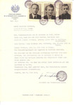 Unauthorized Salvadoran citizenship certificate issued to Heinrich (Chaim) Birnbaum (b.