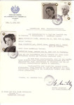 Unauthorized Salvadoran citizenship certificate issued to Chaim Ehrenreich (b.