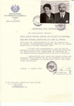 Unauthorized Salvadoran citizenship certificate issued to Leopold Strauss (b.