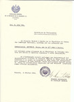 Unauthorized Salvadoran citizenship certificate issued to Sonja Mittwoch (b.
