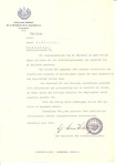 Unauthorized Salvadoran citizenship certificate issued to Josef Juwiller by George Mandel-Mantello, First Secretary of the Salvadoran Consulate in Switzerland and sent to him in Warsaw.