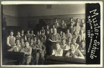 Class portrait of the boys in the Muster-Schule, Reform-Gymnasium.