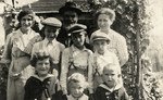 Prewar portrait of the Teichman family in Kisvarda, Hungary.