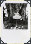 Astrid Mayer dances in a play of Snow White written by her mother in the Ferramonti internment camp.