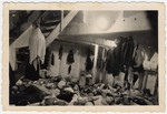 Jewish refugees crowd together in the sleeping quarters aboard the Exodus 1947.