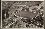 Aerial photograph of the Olympic grounds of the Berlin Olympics in 1936, including the Olympic Stadium and the Berlin Reichsportfield.