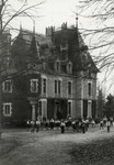 Exerior view of the Chateau Chantilly de Grand Champs, a postwar children's home.