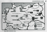 Map of the major Nazi concentration and extermination camps.