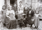 Prewar family portrait of the Kajon (Hajon) family.