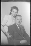 Studio portrait of Andor Hersch and his [wife or fiancee].