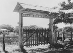 Entrance to Marek Morsel's farm in the Sosua Jewish refugee colony.