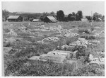 View of a desecrated cemetery [probably in the Kovno ghetto].