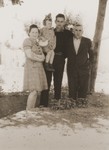 Group portrait of Jewish DPs in the Cremona displaced persons camp.