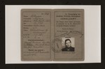 Identification card issued to Mirjana Ulman Zalc by the Organization of [former] Jewish Political Prisoners [Vereeniging van Joodsche Politieke Gevangenen] in postwar Belgium, certifying that he is a concentration camp survivor.