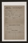 An undated registration form for Lucie Zalc at the OSE children's home in Masgelier.