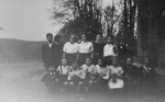 Group portrait of Jewish children at the OSE home in Poulouzat.