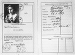 Passport issued to Eva Rosenbaum a few days before she left on a Kindertransport to England.