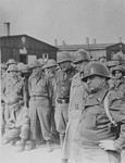 American generals tour the newly liberated Ohrdruf concentration camp.