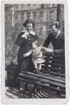 Maier and Brandla Flamberg with her daughter Fella in a park in Berlin.