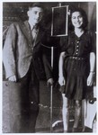 Siunek Fischer and Nelly Toll.  Siunek Fischer was a Jewish orphan taken in by Nelly's family after the war.