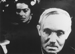 Still photograph from the Nazi Propaganda film, "Der Fuehrer Schenkt den Juden eine Stadt" [The Fuehrer gives the Jews a City].