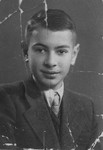Portrait of Z. Kravitz, a  member of the Irgun Brit Zion Zionist youth movement in the Kovno ghetto.