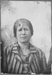 Portrait of Rekula Levi, wife of Todoros Levi.  She lived at Zmayeva 5 in Bitola.