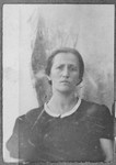 Portrait of Ester Kolonomos, wife of Viktor Kolonomos.
