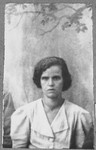 Portrait of Ester Levi, wife of Isak Levi.  She lived at Mitrovatska 3-5 in Bitola.