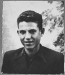 Portrait of Yosef Koen, son of Haim Koen.  He was a student.