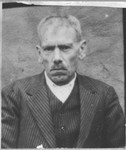 Portrait of Mati Levi.  He was a milkman.  He lived at Ferizovatska 30 in Bitola.