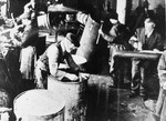 A workshop in the Warsaw Ghetto.