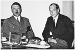Adolf Hitler meets with the Polish Foreign Minister Jozef Beck.