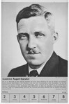 Portrait of Gauleiter August Eigruber.

One of a collection of portraits included in a 1939 calendar of Nazi officials.