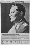 Portrait of Generalfeldmarschall Hermann Goering.