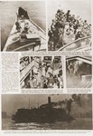 Illustrated newspaper article about the refurbishing of the SS President Warfield, an American steamer of the Old Bay Line.