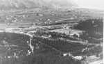Aerial view of the Ebensee concentration camp.