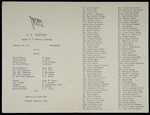 Passenger list of the SS Exeter sailing from Lisbon to New York on February 21, 1941.