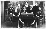 Prewar portrait of the Zisman family in Zelow, Poland.